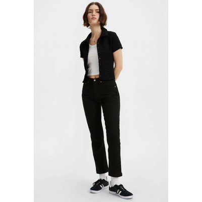 Levis 501 ORIGINAL Cropped Jeans 36200-0085 Čierna
