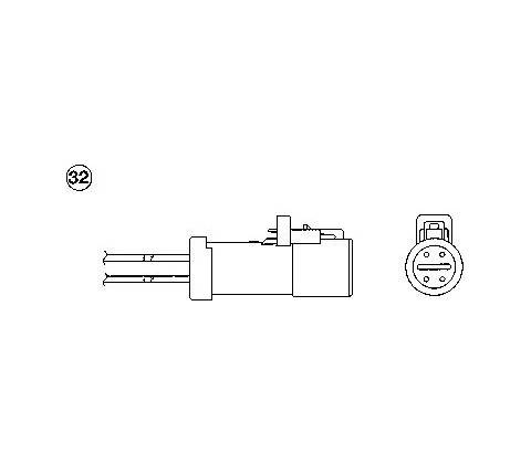 Lambda sonda NGK OZA488-SZ1