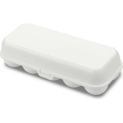 Koziol Vajcia úložný box biela bavlna EGGS TO GO na 10 vajec 28 cm