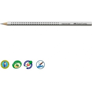 Faber-Castell Цветни моливи FABER-CASTELL Grip 2001 триъгълна сребърна 112482 (112482)
