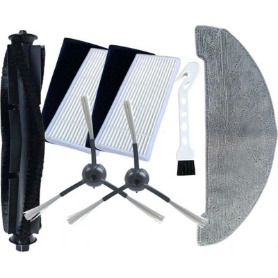 NipponCEC XM1060H Sencor SRV 9385WH, SRV 9350WH, Viomi S9 Hepa filtry a kartáče a mopovací textilie 9 ks