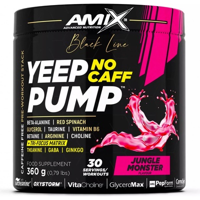 Amix Black Line Yeep Pump NO CAFF 360 g