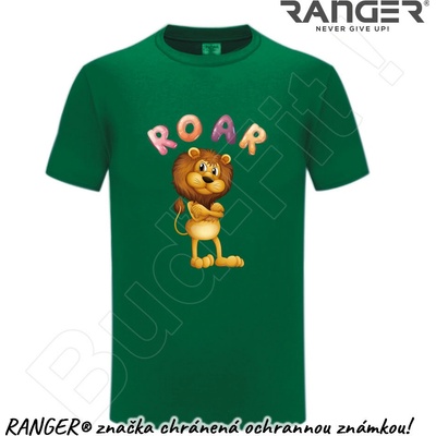 Ranger tričko motív Roar zelená