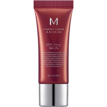 Missha ББ крем с SPF42/PA+++ №25 Warm Beige 20мл Missha M Perfect Cover BB Cream SPF42/PA+++ №25 Warm Beige 20ml mini