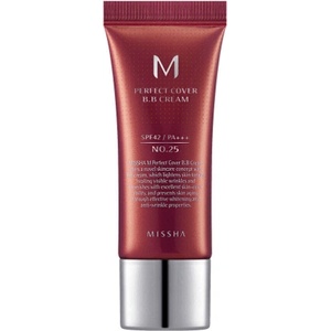 Missha ББ крем с SPF42/PA+++ №25 Warm Beige 20мл Missha M Perfect Cover BB Cream SPF42/PA+++ №25 Warm Beige 20ml mini