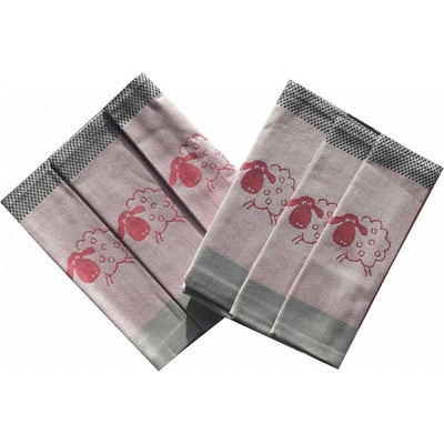 SVITAP Ovečky kocka 50x70cm 3ks červená