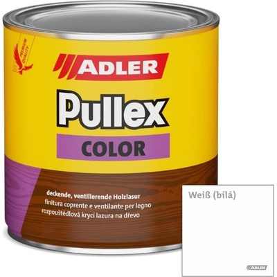 ADLER Pullex Color 0,75 l - bílá barva na dřevo venku