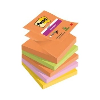 POST-IT Z-bločky Post-it Super Sticky BOOST, veľkosť 76x76 mm, 5 bločkov po 90