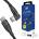3mk Protection Кабел 3mk Hyper N-Series 180°, от USB C(м) към USB C(м), 2m, 60W, черен