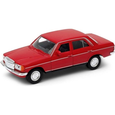 Welly Mercedes Benz E Class model W 123 červený 1:34