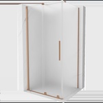 Mexen Velar плъзгаща се душ кабина 100 x 85 см, матирано, четкана мед - 871-100-085-31-65 (871-100-085-31-65)