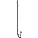 Mario Radiators Радиатор за баня RAY 25W/230V 110x30 cm IP44 неръждаема стомана/антрацит (MR0046)