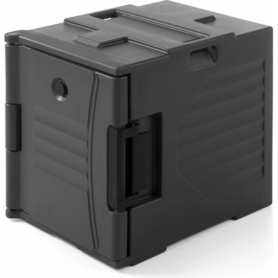 AMERBOX Termoizolačná gastronádoba 2x GN 1/1 200 mm, AmerBox, Tmavosivá, 477x680x(H)620mm