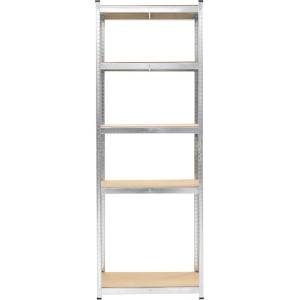 RFG Стелаж RFG, метален, с 5 рафта, 800 х 400 х 2200 mm, MDF, до 200 kg