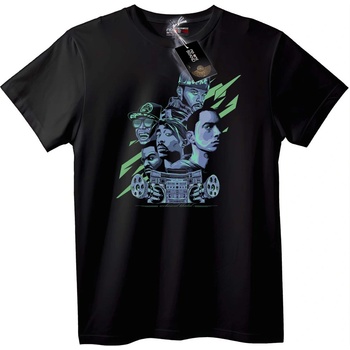 NOONEBRAND Тениска с Бумбокс на Hip-Hop Легенди - 7XL, White