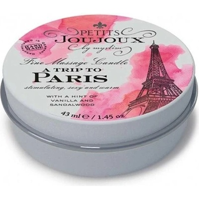 Petits Joujoux paris masážní svíčka vanilka a santalové dřevo 33 g