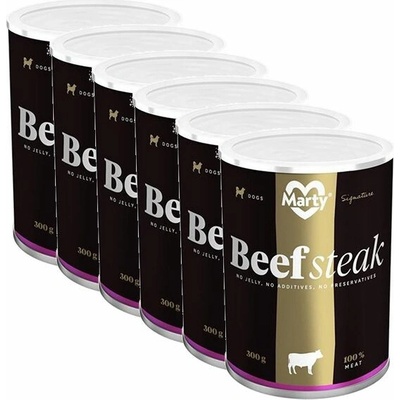 MARTY Signature Beef Steak 6 x 300 g