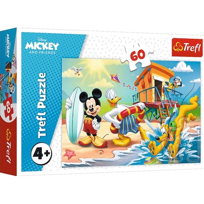TREFL Mickey Mouse na pláži 60 dielov
