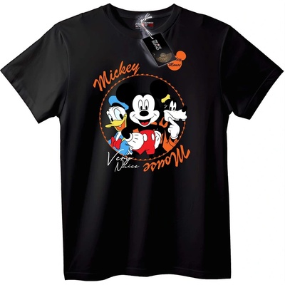 NOONEBRAND Тениска Mickey & Приятели - 4XL, White