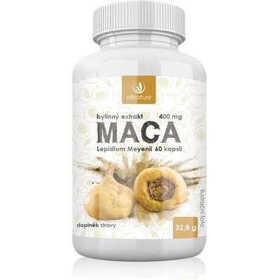 Allnature Maca 400 mg 60 kapsúl
