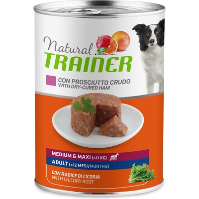 Natural Trainer 6x400 г мокра храна за кучета Natural Trainer Medium & Maxi Adult Ham