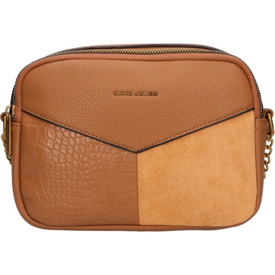 David Jones dámská crossbody kabelka Electe koňak