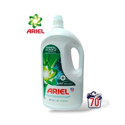 Течен перилен препарат - Ariel + Touch of Lenor Unstoppables Turbo Clean, 70пр 3, 5л (3716)