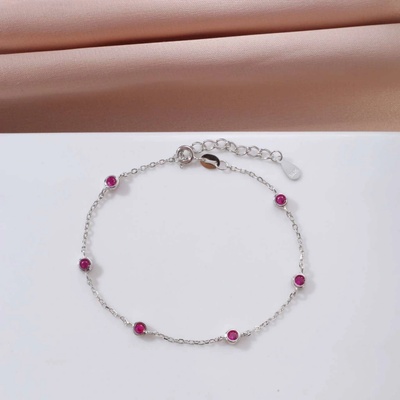 Jan Kos jewellery stříbrný náramek MHT-2305/SR17-20