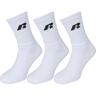 Russell Athletic SOCKS 3PPK Sportovní ponožky bílá – Sleviste.cz