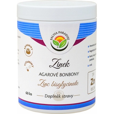 Salvia Paradise Zinek Zinc bisglycinate 60 ks