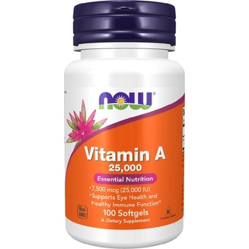 NOW NOW Vitamin A 25.000 IU, 100 Softgels