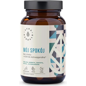 Aura Herbals Спокоен ден (с ашваганда, зелен чай и бакопа мониери) 60 капсули | Aura Herbals (13895 AH)