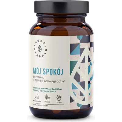 Aura Herbals Спокоен ден (с ашваганда, зелен чай и бакопа мониери) 60 капсули | Aura Herbals (13895 AH)