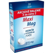 MaxiMag Hořčík+B6 šumivé 3 x 20 tabliet