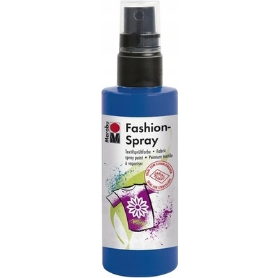 Barva na textil ve spreji Marabu Fashion-Spray 100 ml modrá ultramarín 258