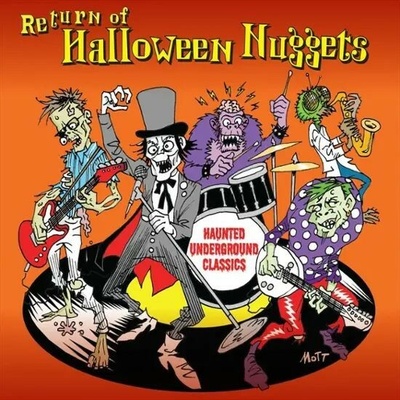 Various Return Of Halloween Nuggets Orange Black Splatter LP