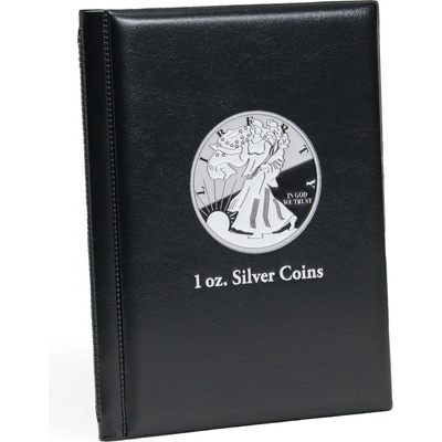 Kapesní album Route na 48 stříbrných mincí do průměru 41 mm černé – Zboží Mobilmania