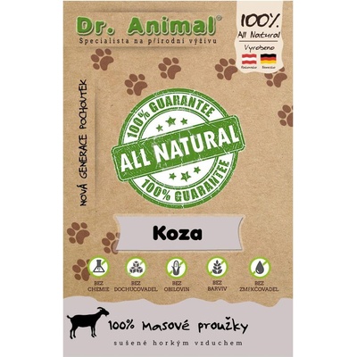 Dr. Animal 100 % козе месни ленти 80 г