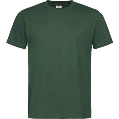 Stedman comfort 185 / Мъжка тениска от плътен памук - бутилково зелено l (05210054003)