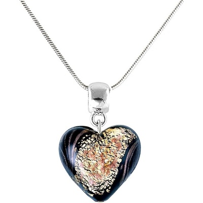 Lampglas Luxusní starry night s 24karátovým zlatem v perle NLH32