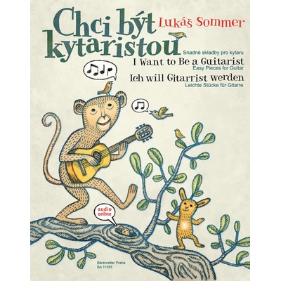 Bärenreiter Chci být kytaristou snadné skladby pro kytaru Noty
