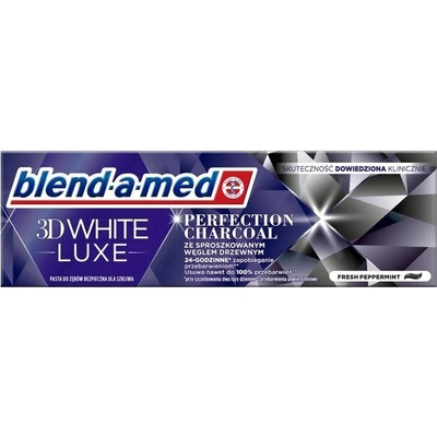 Blend-a-med 3D White Lux Charcoal pasta na zuby 75 ml