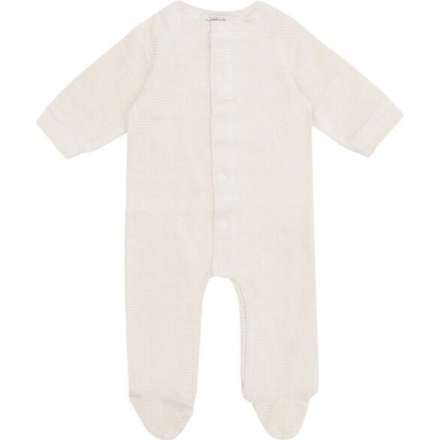 Witlof for Kids Rebrované dupačky Soft sand velvet rib
