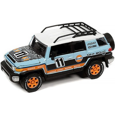 Johnny Lightning Toyota FJ Cruiser 11 2007 Gulf 1:64