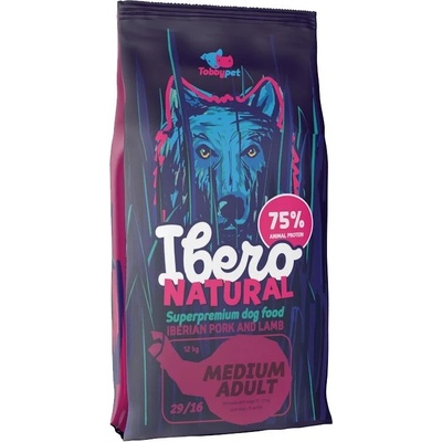 Ibero Natural Dog Medium Adult 4 x 3 kg