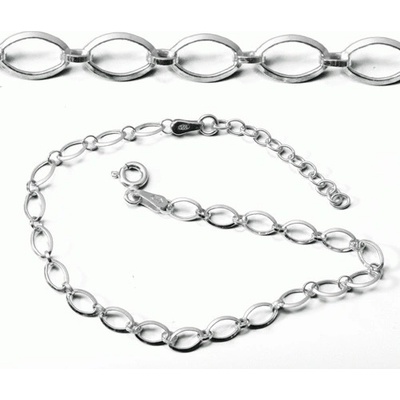 Zlatnictví zlatíčko stříbrný náramek anker 000.00005