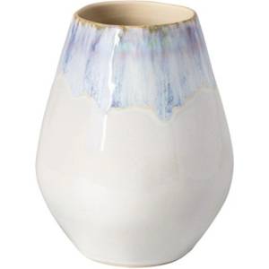 Costa Nova Бяла/синя глинена ръчно рисувана ваза (височина 20 cm) Brisa - Costa Nova (ZCN-VAV201-RIA)