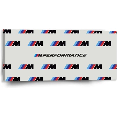 Sablio Obraz MPERFORMANCE biely vzor - 110x50 cm