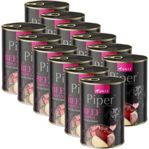 Dolina Noteci Консерва Piper Adult с говежди дръжки и червено цвекло 12 x 400 г