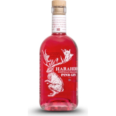 Harahorn Pink Gin 40% 1 l (čistá fľaša)
